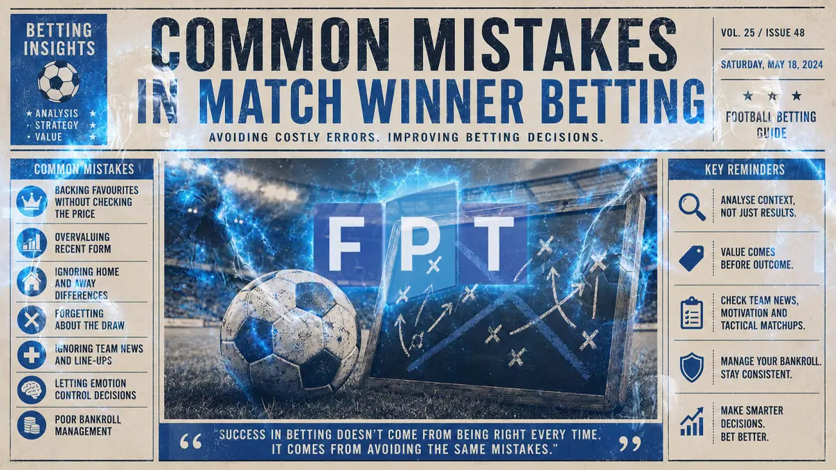 Common Mistakes in Match Winner Betting